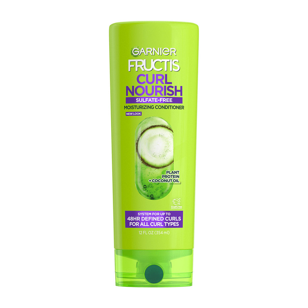 Garnier Fructis Triple Nutrition Curl Hair Nourish Conditioner, 12 oz